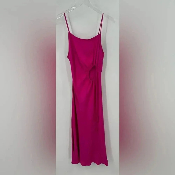 NEW Farm Rio Slip Midi Pink Dress Size Large B546 - Picture 2 of 4